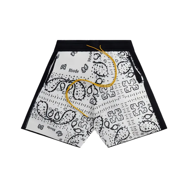 RHUDE Banco Knitted Shorts-0