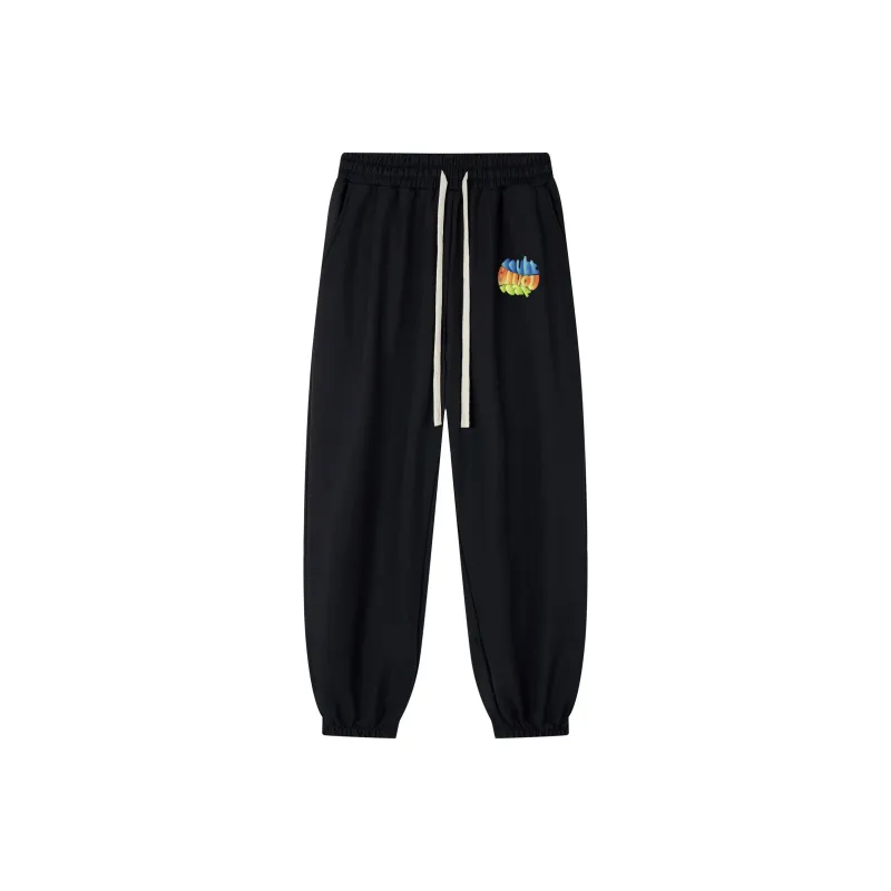FANBIOU Casual Pants Unisex Black-0