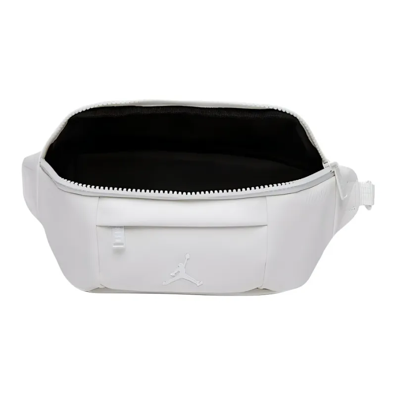 Jordan Synthetic Leather Fanny Pack Regular Unisex White-3