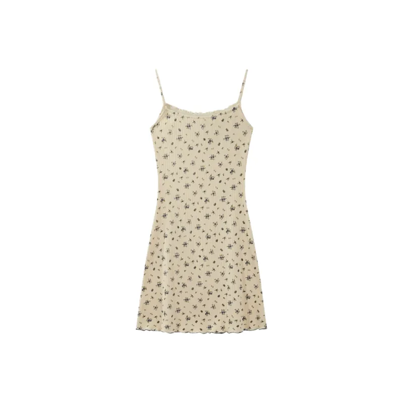GLEE DIARY Slip Dress Women's Apricot-1