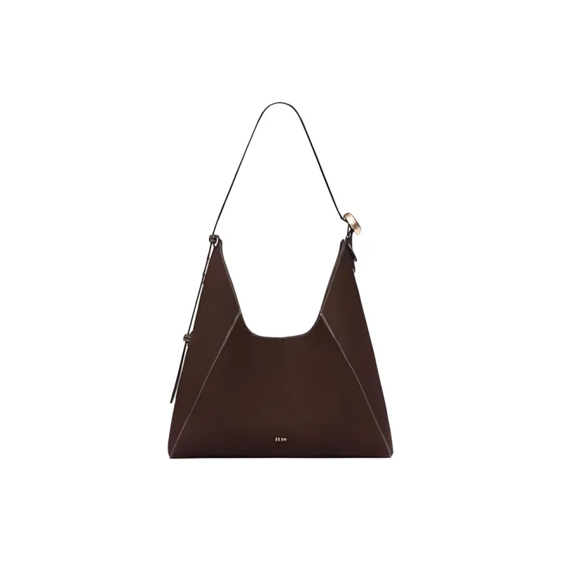 ZESH Cow Leather Shoulder Bag Medium Size Women's Multicolor-2