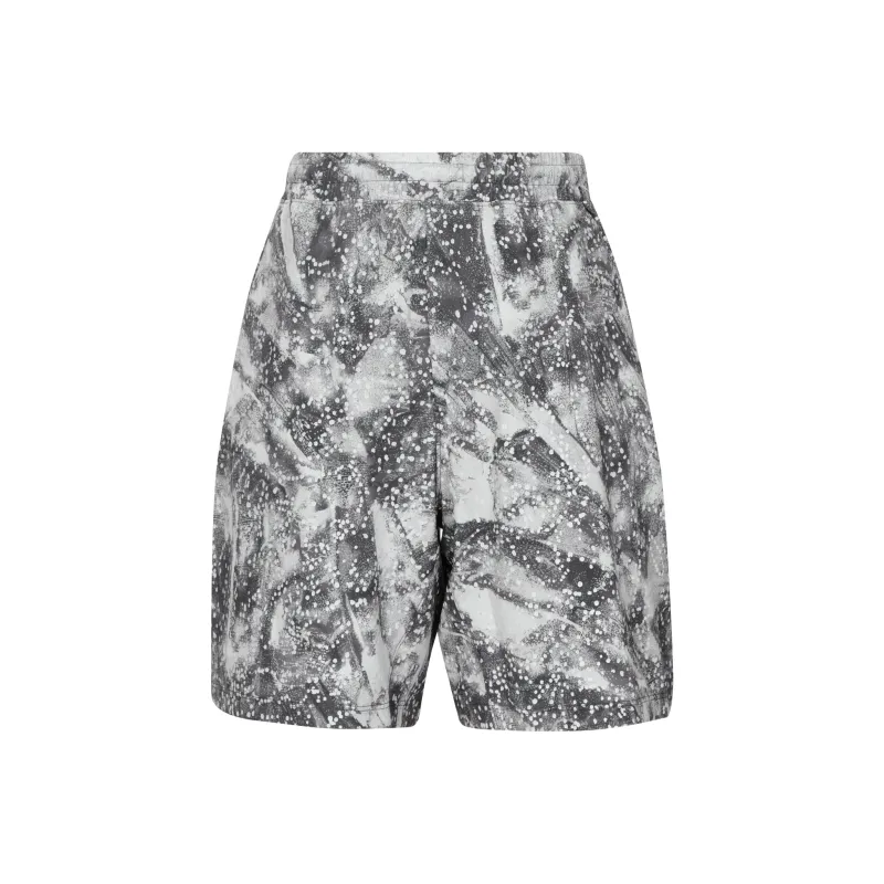 Lululemon Pace Breaker Casual Shorts Men Gray Silver Reflective Multicolor-0