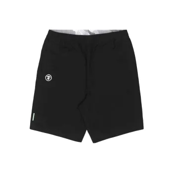 Aape Logo embroidered Cotton Track Shorts
