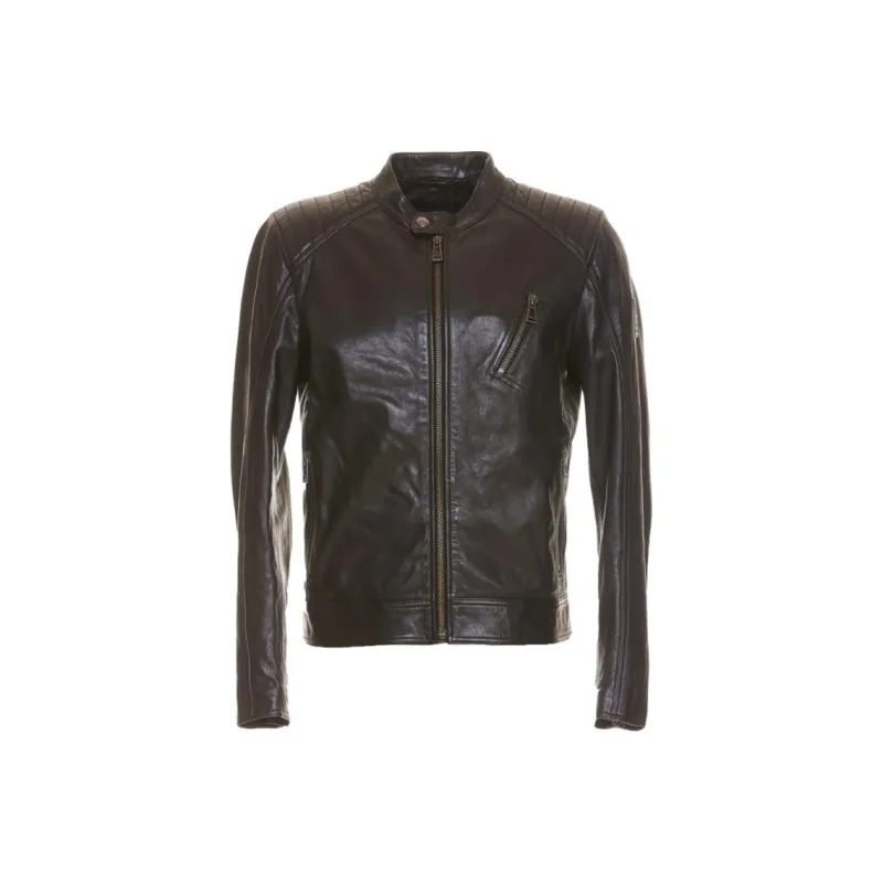 Belstaff V Racer Zipped Leather Jacket-0