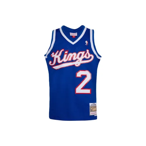 Mitchell Ness Basketball Jerseys Men Blue