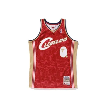 A BATHING APE X Mitchell & Ness Cavs Abc Basketball Swingman Jersey