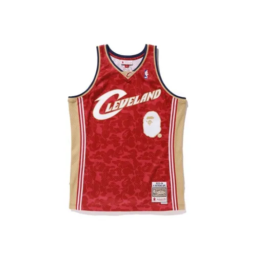 A BATHING APE X Mitchell & Ness Cavs Abc Basketball Swingman Jersey