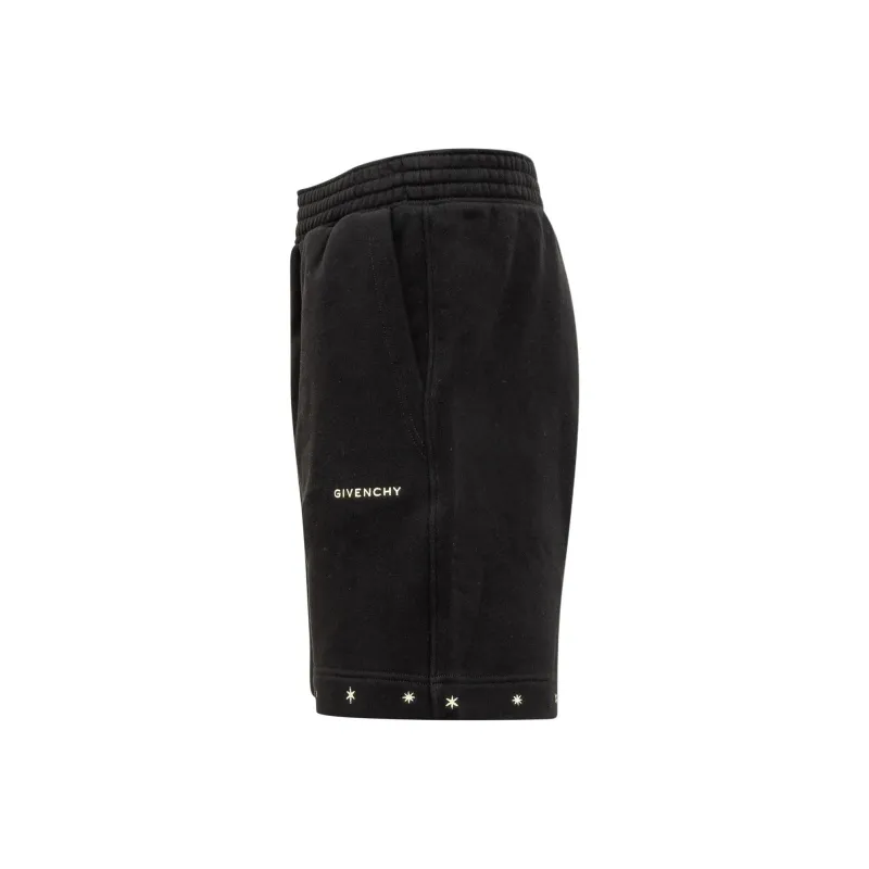 Givenchy Logo Embroidered Elastic Waist Shorts-2