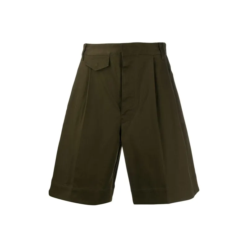 DSQUARED 2 Side Pocket Flared Bermuda Shorts-0