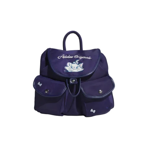 Adidas Originals Disney Marie Cat, Collaboration Recycled Polyamide Backpack Women's Night Sky Purple