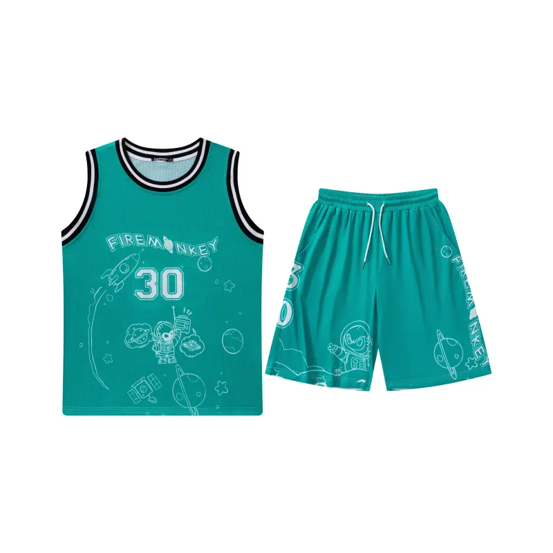 FireMonkey Astronaut Collection Basketball Suit Unisex-20