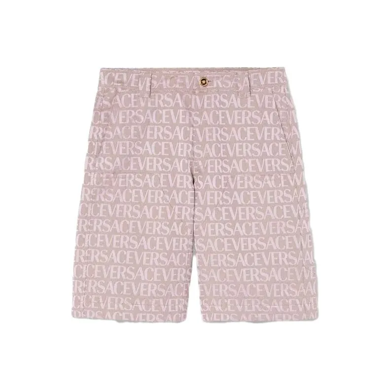VERSACE Allover Jacquard Bermuda Shorts-0