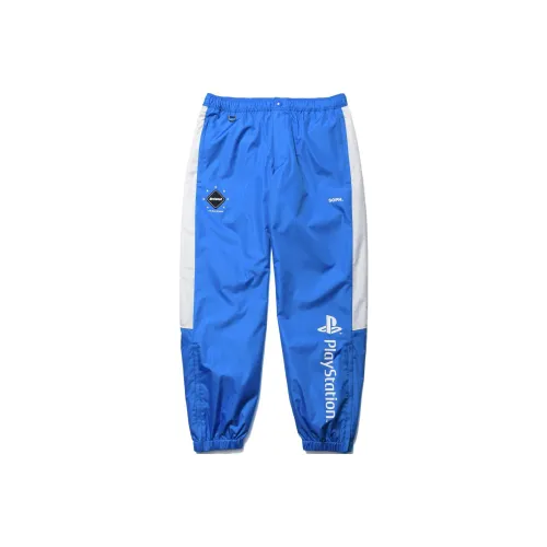 Playstation X F.C Real Bristol PlayStation Co-brand Casual Pants Unisex Blue