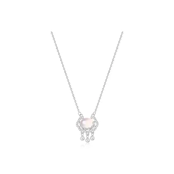 GUDS GAVE Chalcedony Jade Necklaces Women's