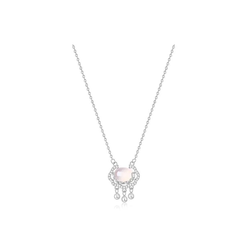 GUDS GAVE Chalcedony Jade Necklaces Women's-0