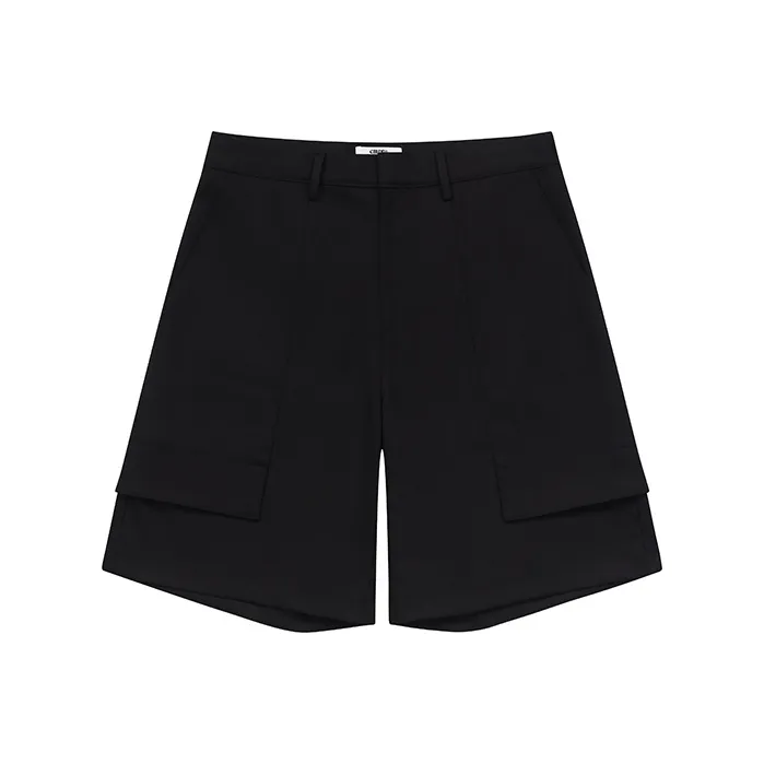 EMPTY REFERENCE Cargo Shorts Unisex Black-0