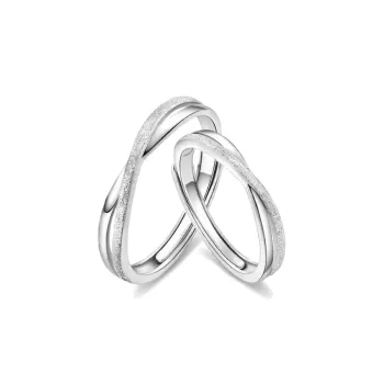 Treasure Flaws S999 Fine Silver Rings Unisex Silver