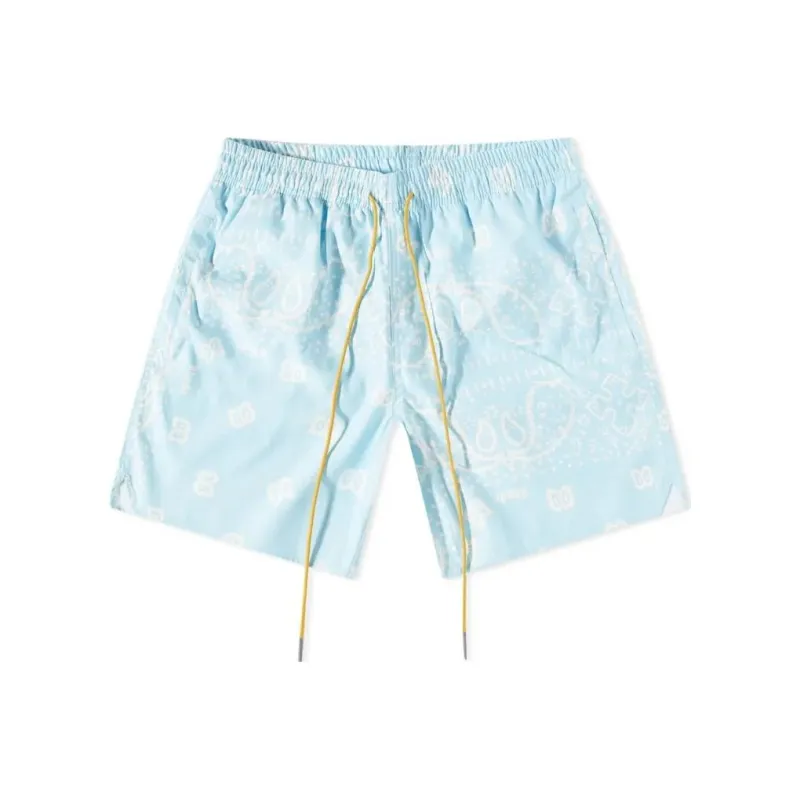 RHUDE Swimming Shorts Men Blue-0