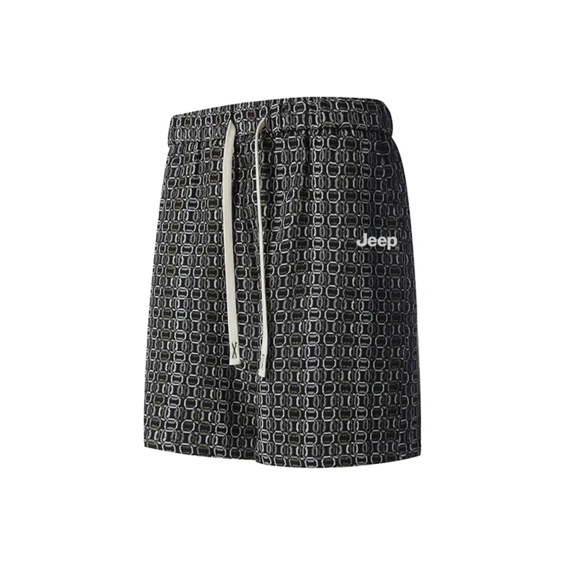 Jeep Casual Shorts Unisex Palau Black-0