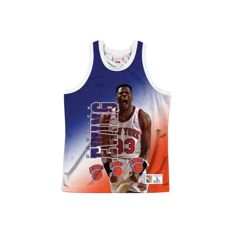 Mitchell Ness Basketball Jerseys Men Blue-0