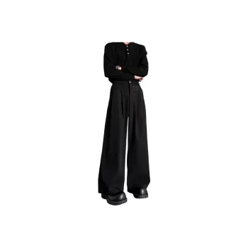 DARK HORSE Casual Pants Unisex Black