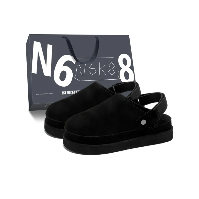 N6K8 Slip Resistant Closed Toe Slippers Unisex-1