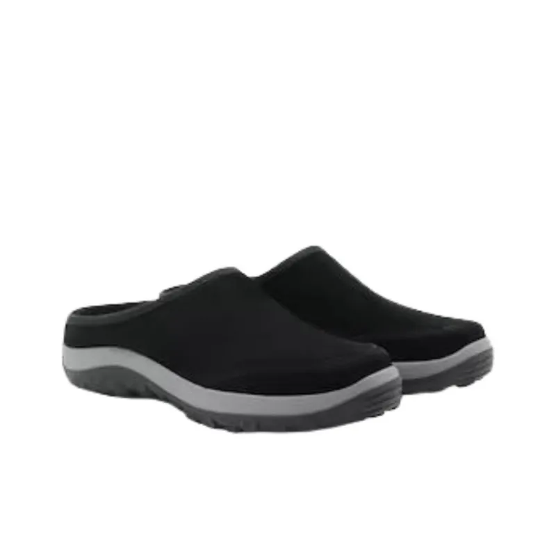 MANGO Abrasion Resistant Closed Toe Slippers Women's Black-2