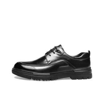 HAPPY DINO Men's Casual Shoes Men Low Top Black