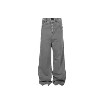 ORANGE DRAGON Jeans Unisex Washed Gray