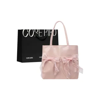 CORE BIRD PU Shoulder Bag Women's Black/Blue/Pink/White