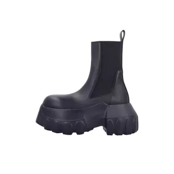 RICK OWENS/RO Short Chelsea Boots Women's Black