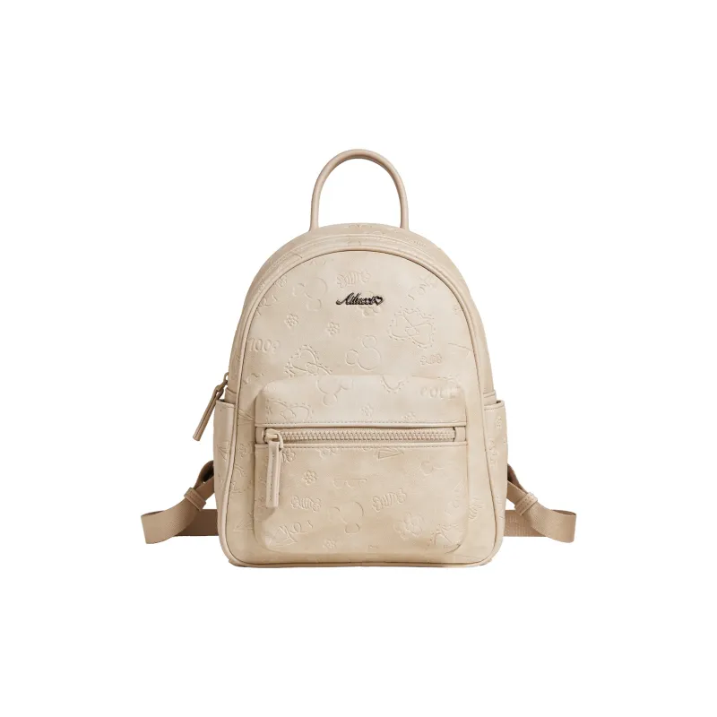 AILUXI PU Backpacks Medium Size Women's Caramel Brown-5