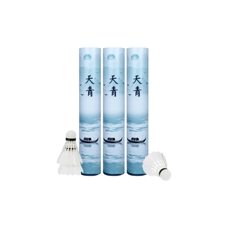 KUMPOO Azure 6 Pack 12 Pack Goose Feather Shuttlecocks-8