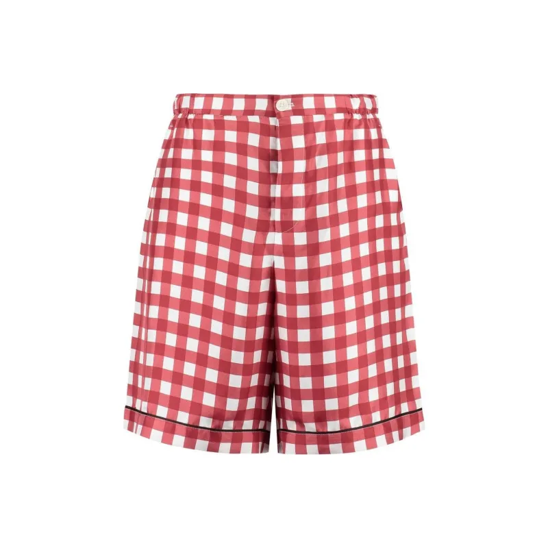 PRADA Casual Shorts Men Red-0