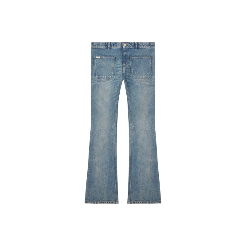 COURREGES Mid rise Bootcut Jeans-0