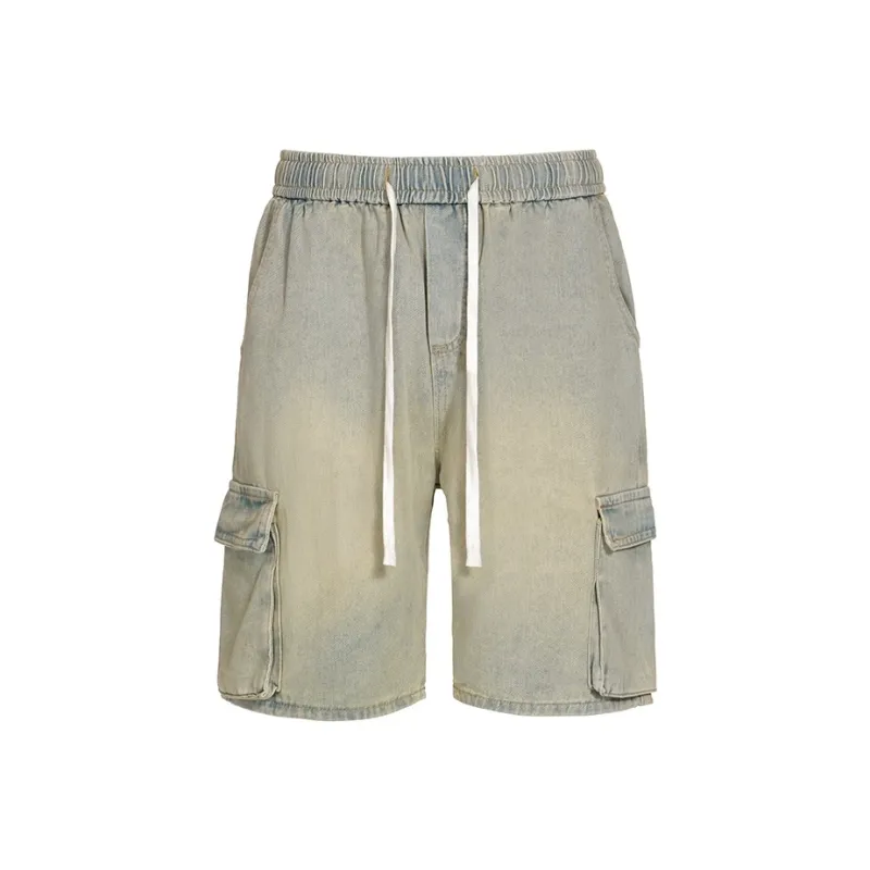 YearnObtainRainbow Denim Shorts Unisex-2