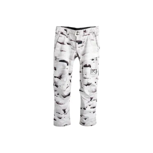 BURTON AK Ski Pants Men White/Black