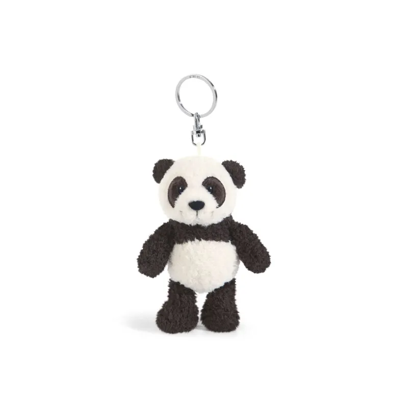 NICI Panda+Monkey Baby, Couple Combo, Black White Dolls Plush Pendant 10cm Height-1