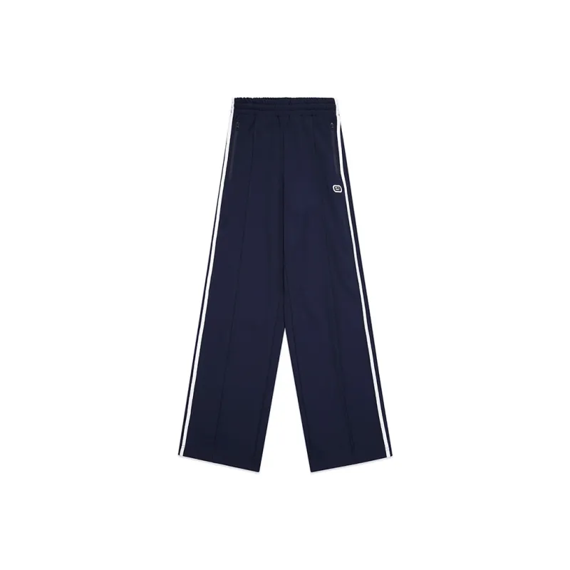 Crying Center Casual Pants Unisex Navy Blue-0