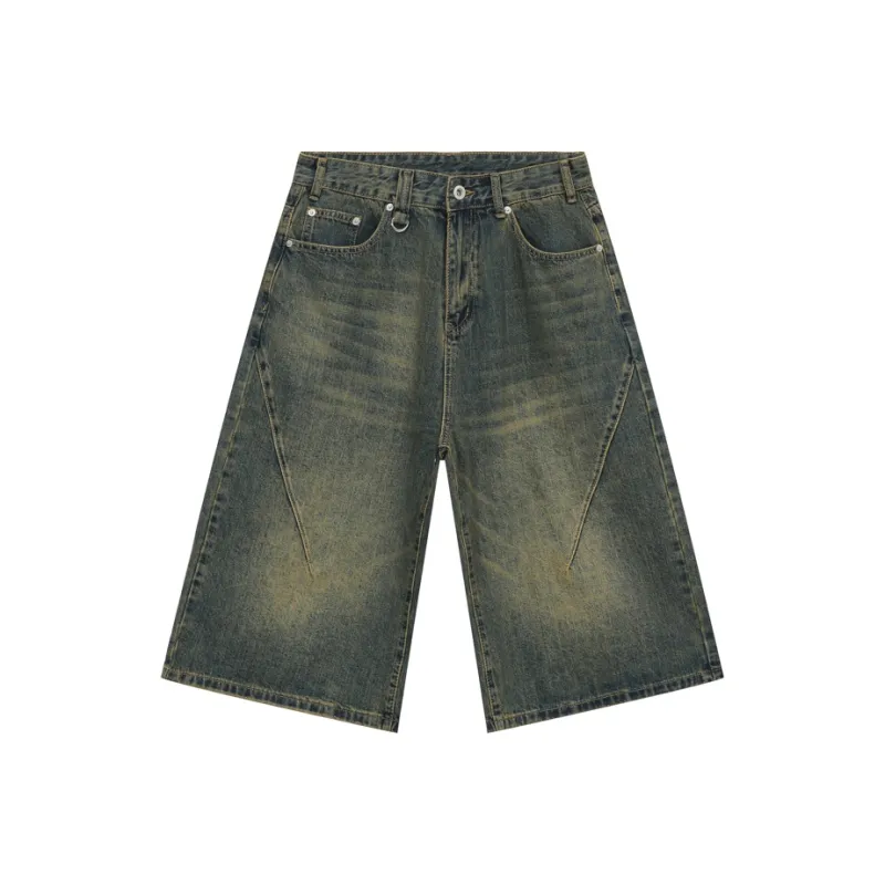 Voguo Relay 7/8 Denim Shorts Unisex-0