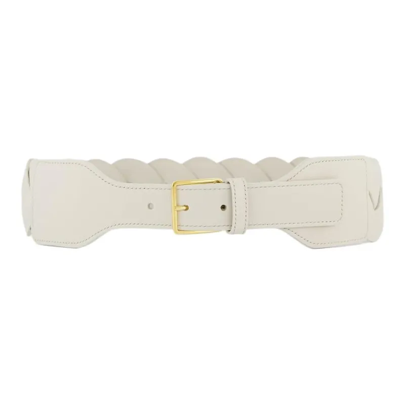 ALTUZARRA Calfskin Leather Belts Unisex White -0