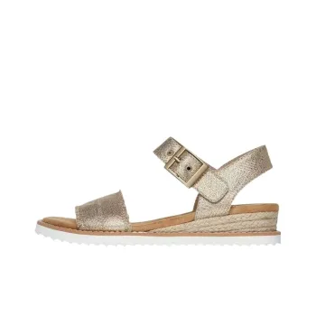 Skechers BOBS Desert Kiss One Strap Sandals Women's Gold
