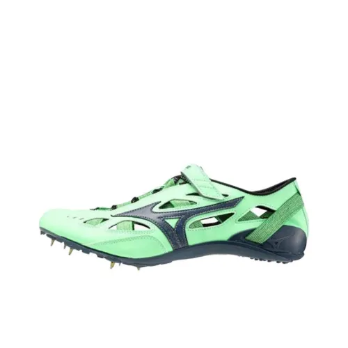 Mizuno ChronoInx JAPAN Anti Slip Wear Resistant Low Top Track & Field Competition Running Shoes Unisex Green