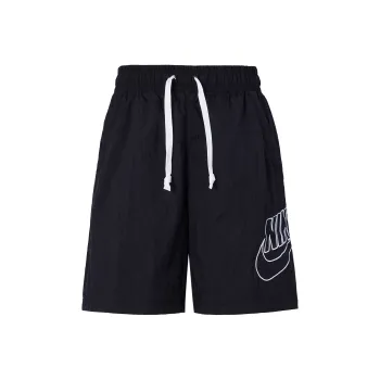 Nike Men Embroidered Casual Shorts Black
