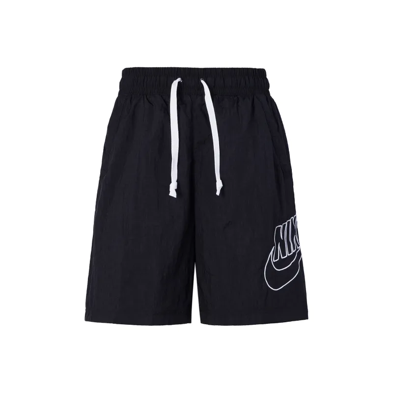Nike Men Embroidered Casual Shorts Black-0