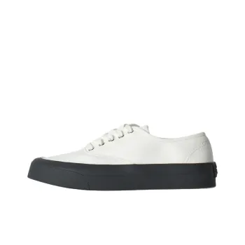 Maison Kitsune Low Top Canvas Shoes Women's White