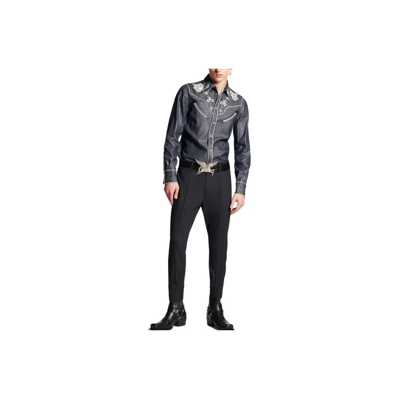DSQUARED 2 Corset Skinny Techno Pants-0