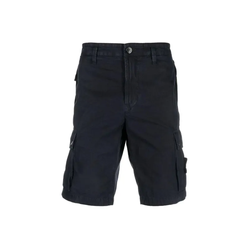 STONE ISLAND Compass motif Cargo Shorts-0