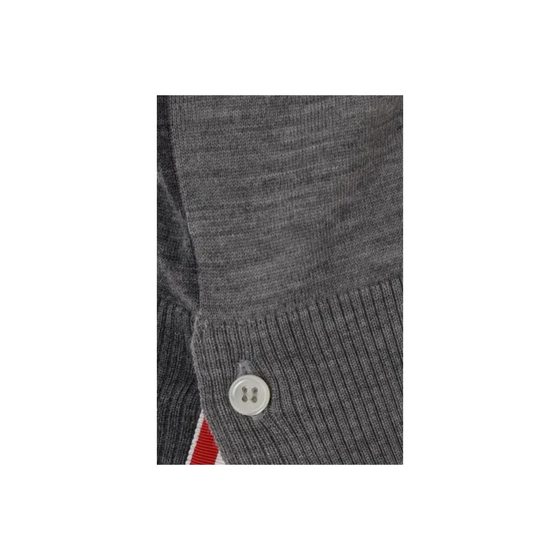 THOM BROWNE Rwb Striped Knitted Crewneck Jumper-3
