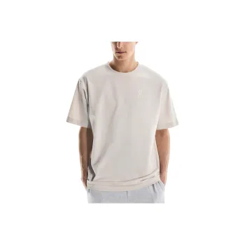 On Club T Graphic Tennis T Shirt Men's Silver